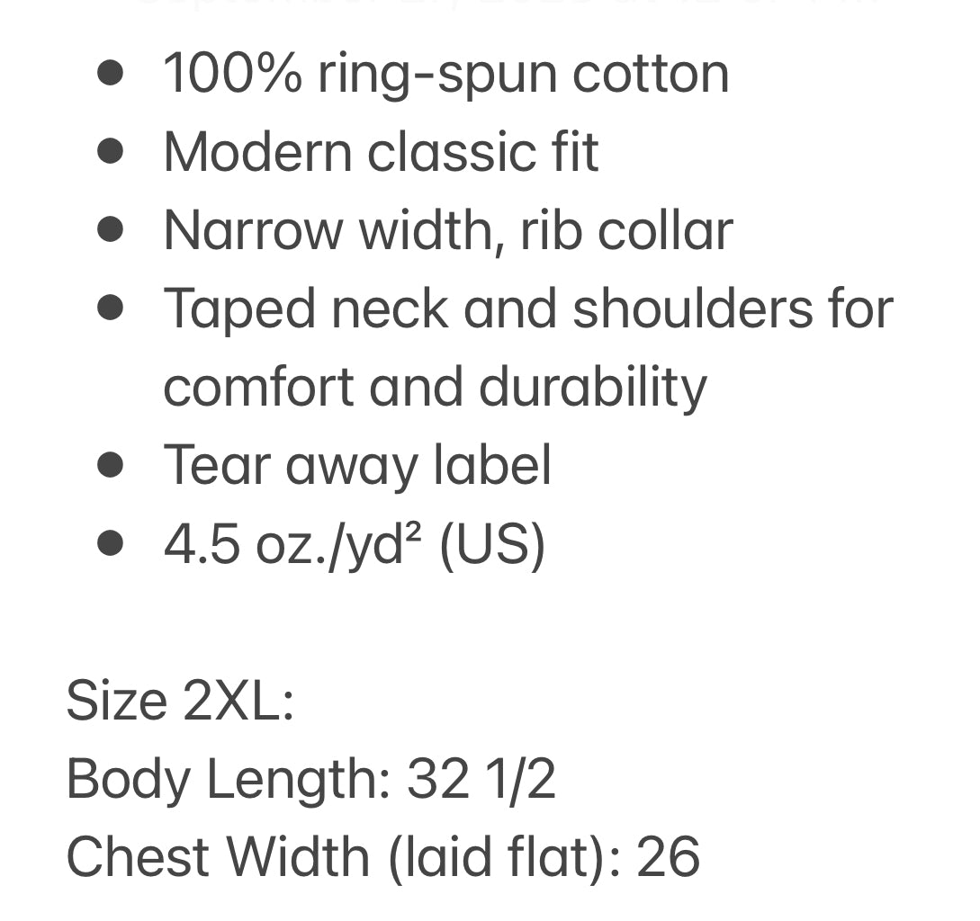 RTS -11 Unisex Size 2XL