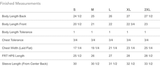 XL Ladies Fit Long Sleeve Tshirt