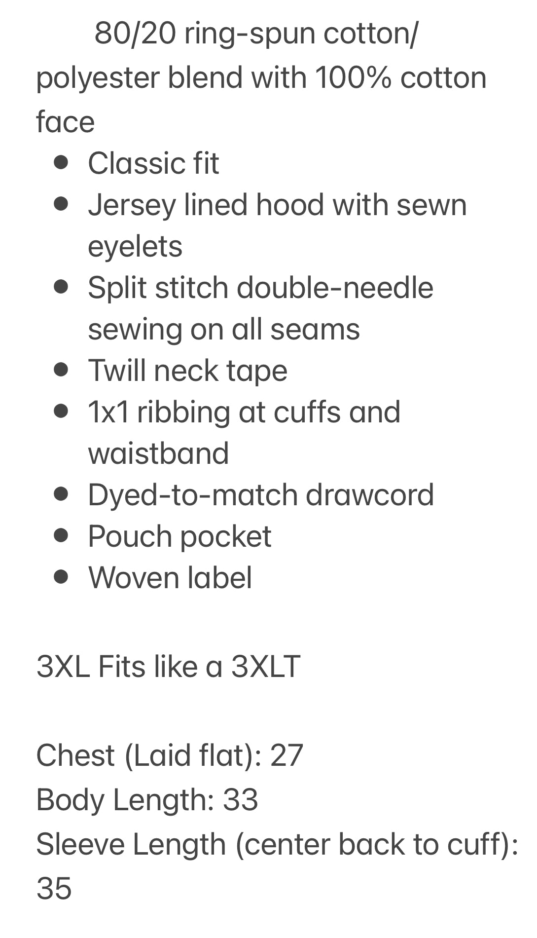 RTS -10 Unisex Size 3XL Hoodie