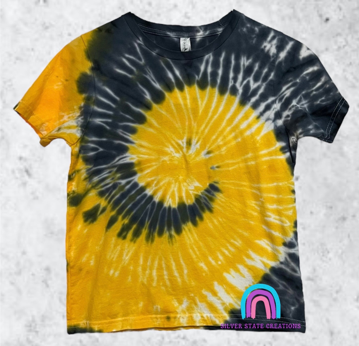 Black & Yellow Spiral