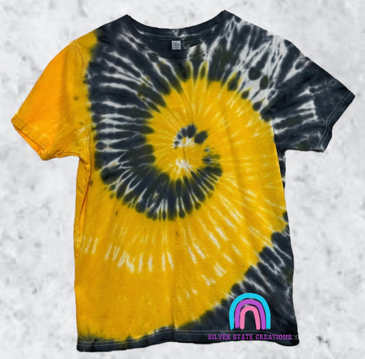 Black & Yellow Spiral