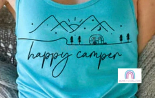 Happy Camper- Black Ink