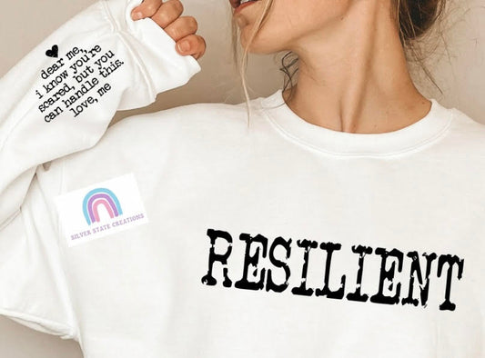 Resilient - Front and Sleeve