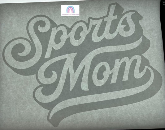 Sports Mom - White Ink