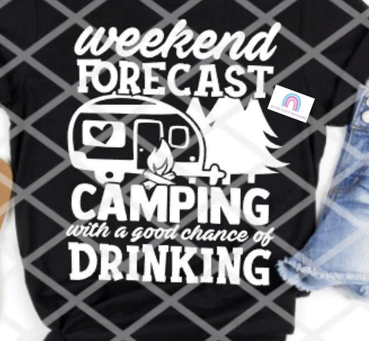 Weekend Forecast Camping Drinking