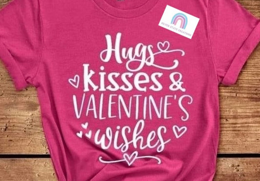 Hugs Kisses Valentine's Wishes 1