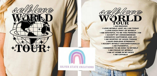 Self Love World Tour- Front and Back