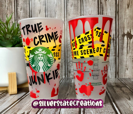 True Crime Reusable 24 oz Cold Cup